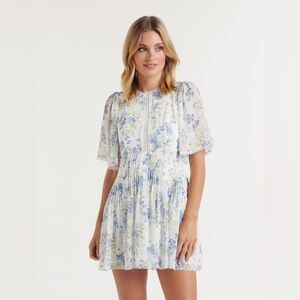 EVER NEW JADE ANGEL SLEEVE MINI DRESS